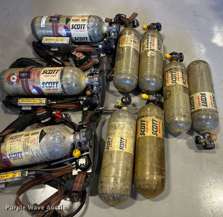 image for item OM9914 Scott  Air-Pak  SCBA tanks