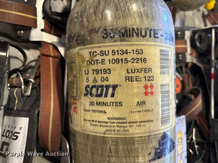 image for item OM9914 Scott  Air-Pak  SCBA tanks