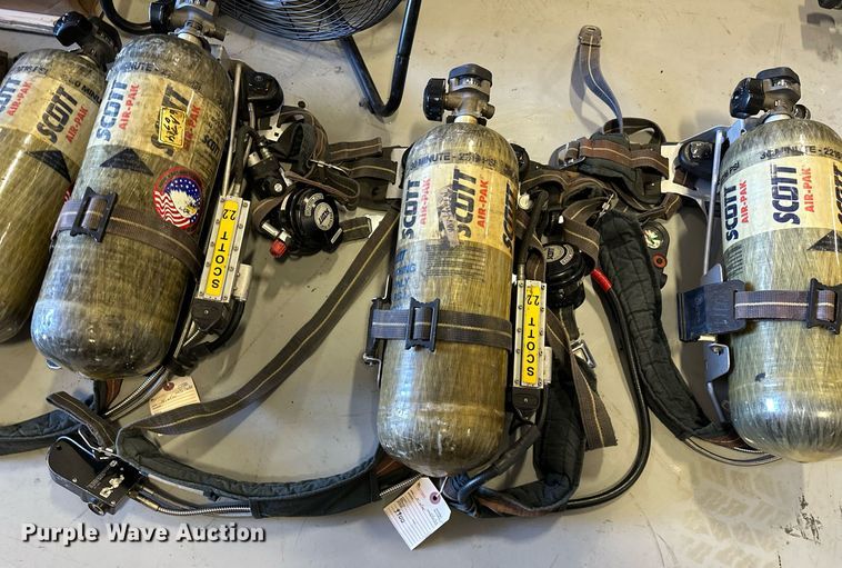 image for item OM9915 Scott  Air-Pak  SCBA tanks