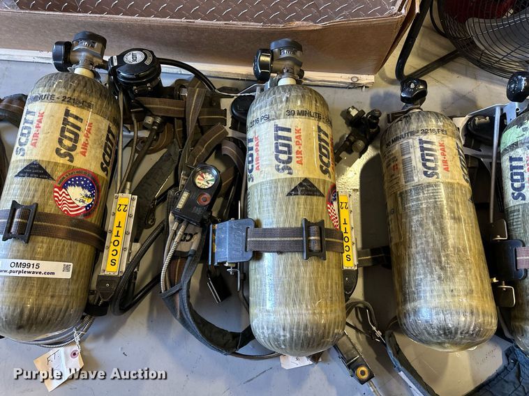 image for item OM9915 Scott  Air-Pak  SCBA tanks