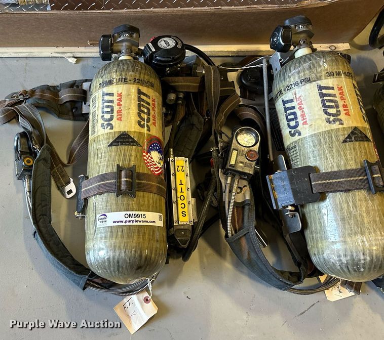 image for item OM9915 Scott  Air-Pak  SCBA tanks