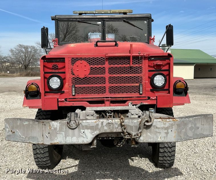 image for item OM9919 1985 AM General  M925 tanker fire truck