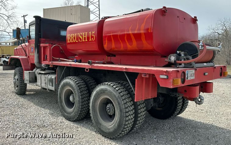 image for item OM9919 1985 AM General  M925 tanker fire truck