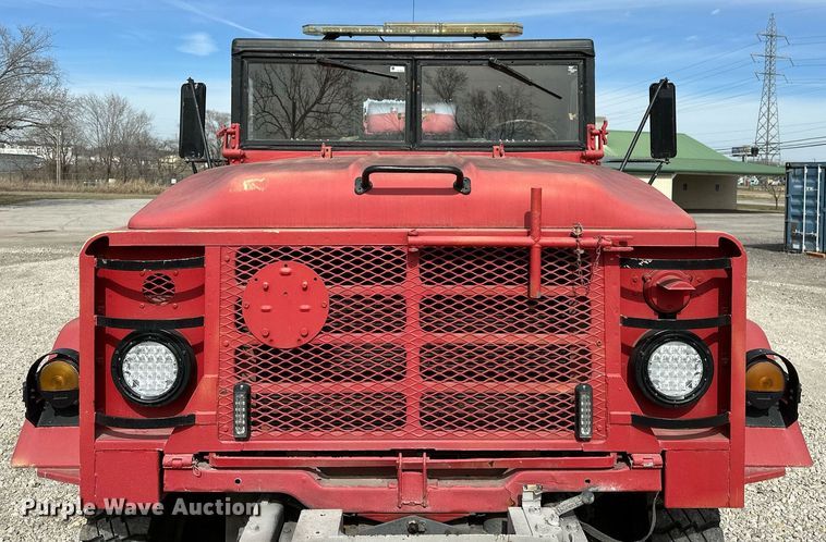 image for item OM9919 1985 AM General  M925 tanker fire truck