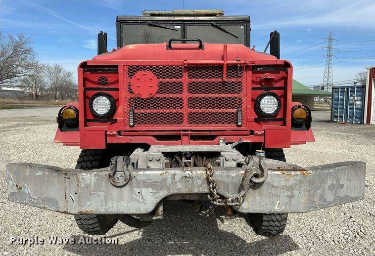 image for item OM9919 1985 AM General  M925 tanker fire truck