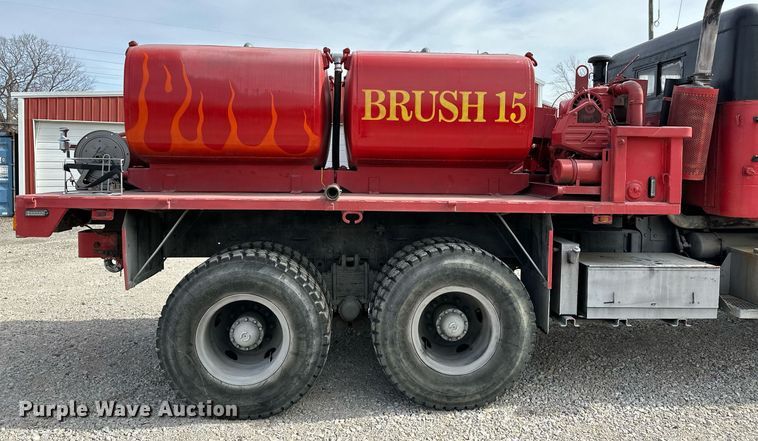 image for item OM9919 1985 AM General  M925 tanker fire truck