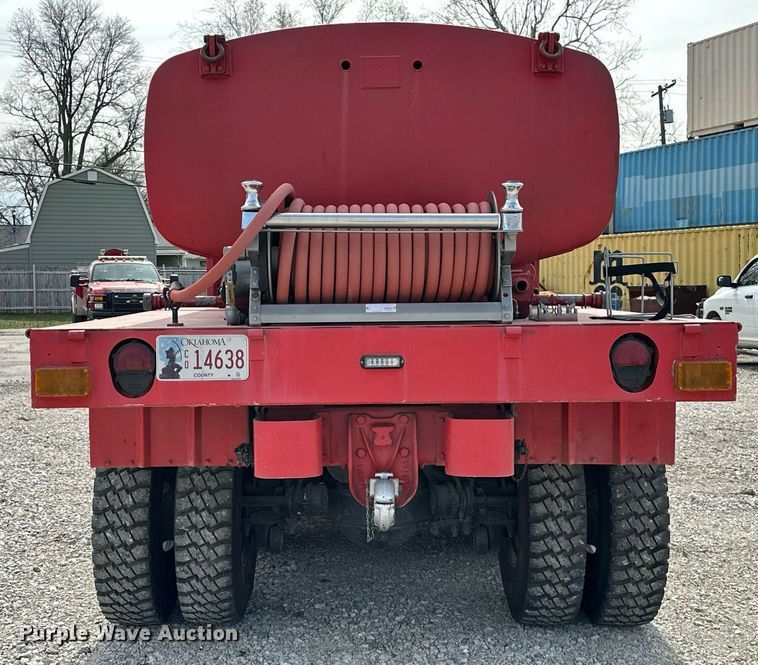 image for item OM9919 1985 AM General  M925 tanker fire truck