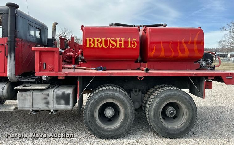 image for item OM9919 1985 AM General  M925 tanker fire truck