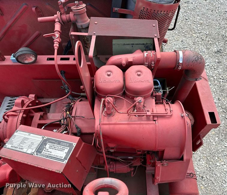 image for item OM9919 1985 AM General  M925 tanker fire truck