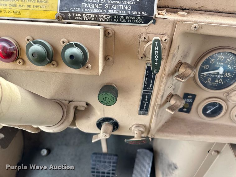 image for item OM9919 1985 AM General  M925 tanker fire truck