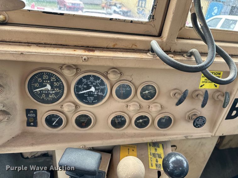 image for item OM9919 1985 AM General  M925 tanker fire truck