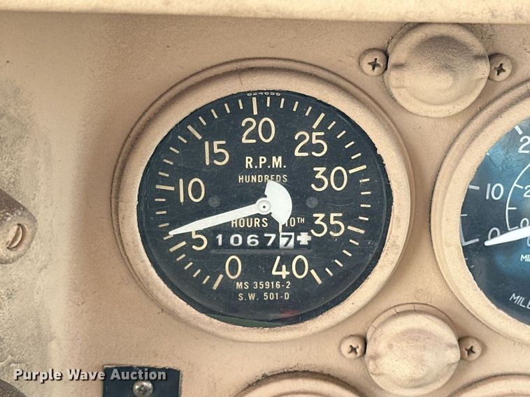 image for item OM9919 1985 AM General  M925 tanker fire truck