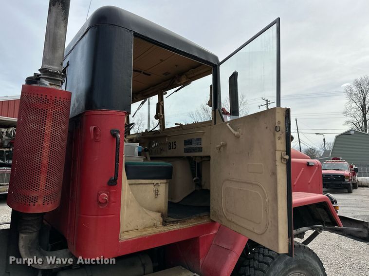 image for item OM9919 1985 AM General  M925 tanker fire truck