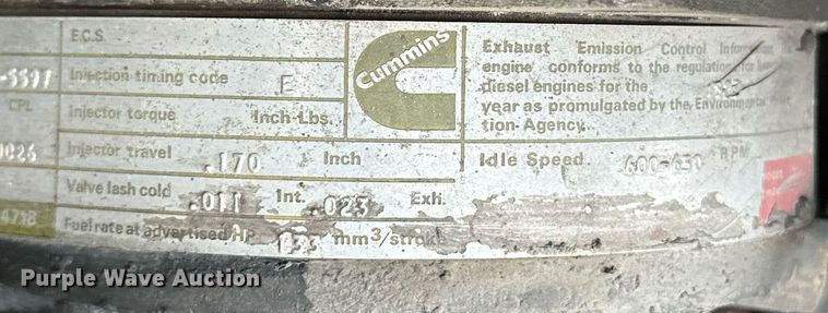 image for item OM9919 1985 AM General  M925 tanker fire truck