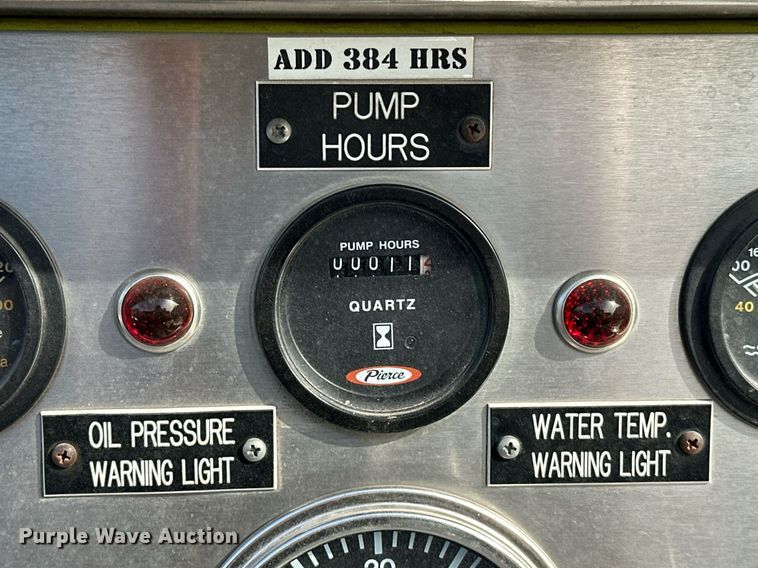 image for item OM9920 1988 Spartan GA20-2142 pumper fire truck