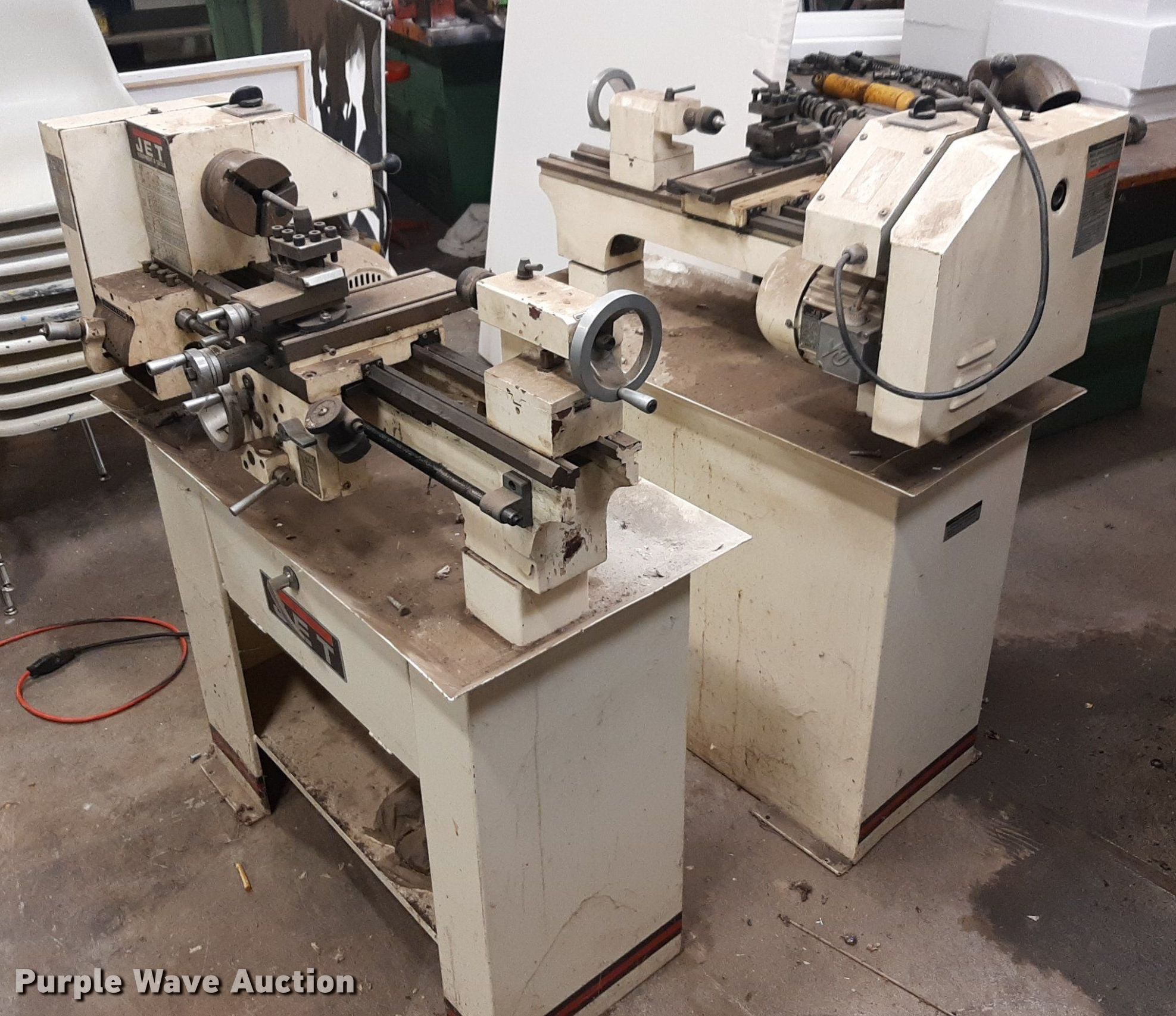 (2) Jet BD920N metal lathes in Anthony, KS Item DP2653 for sale
