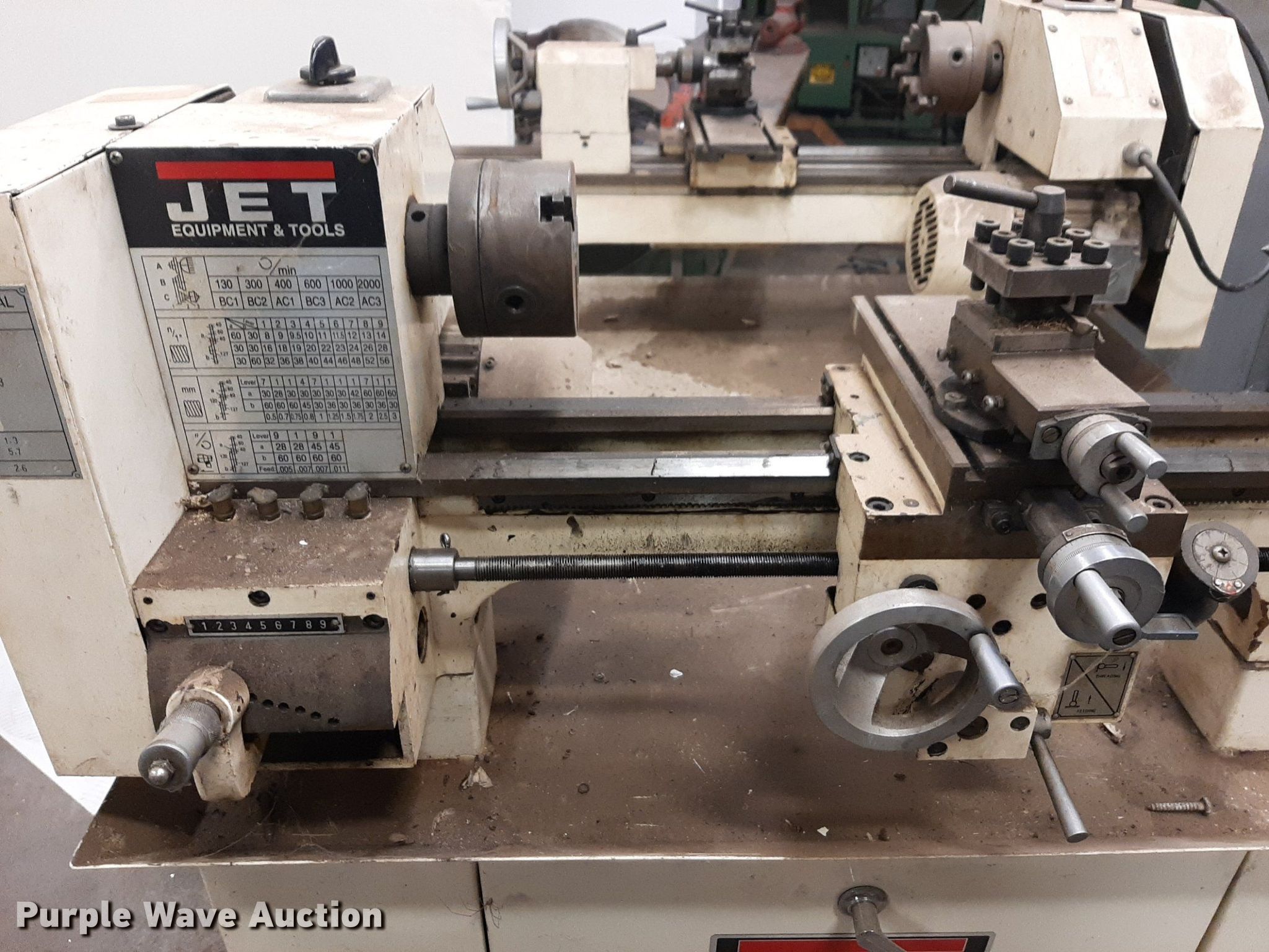 (2) Jet BD920N metal lathes in Anthony, KS Item DP2653 for sale