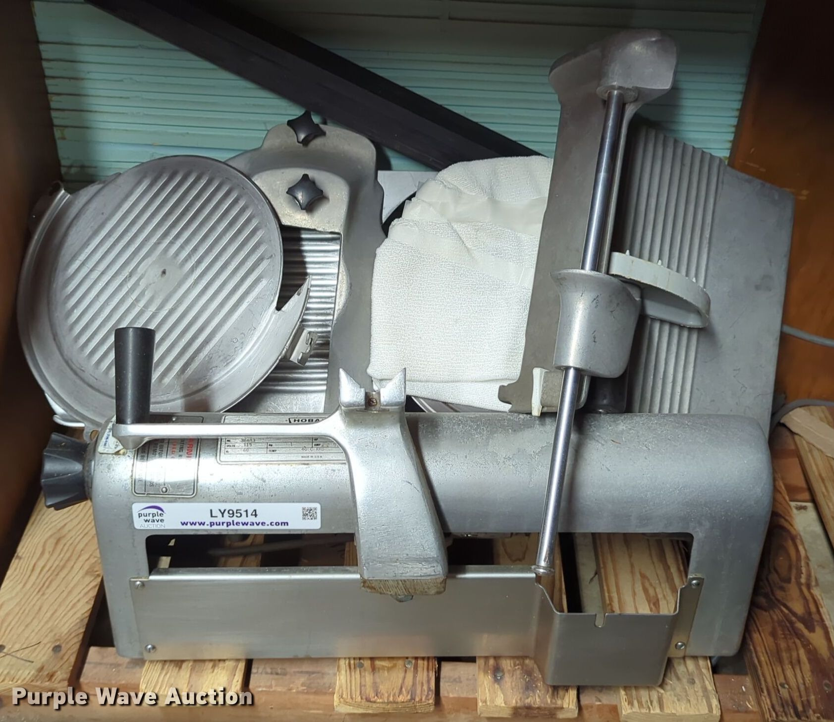 Hobart 1612 meat slicer in Watonga, OK Item LY9514 for sale Purple Wave