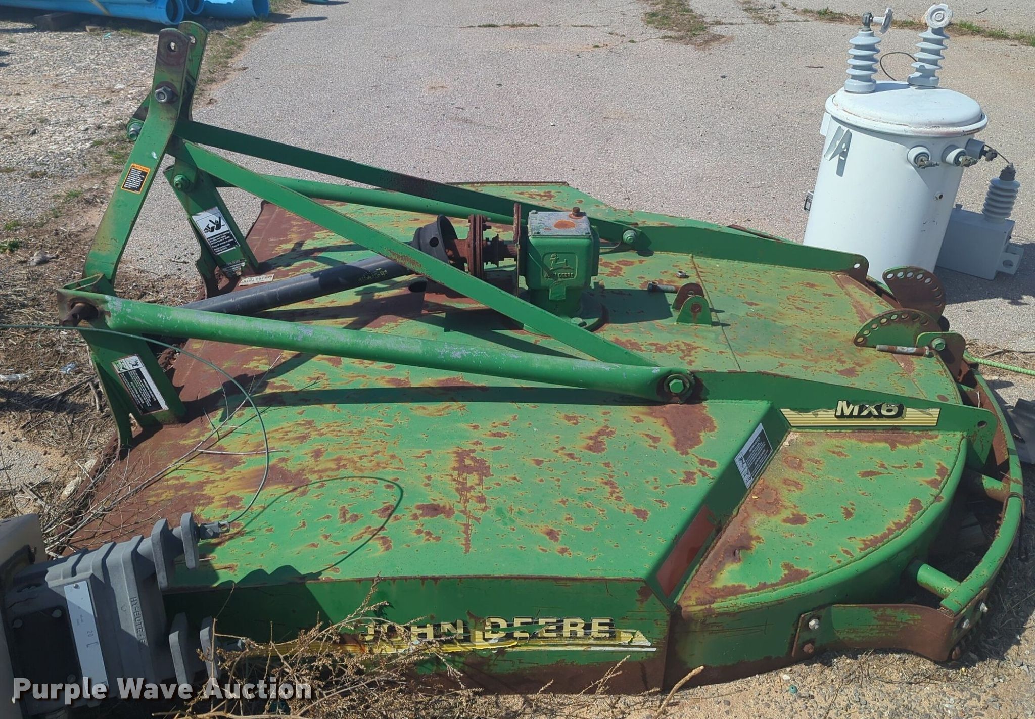 John Deere MX6 rotary mower in Waynoka, OK Item NZ9381 for sale