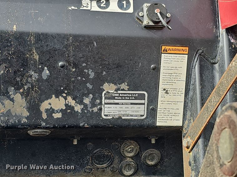 image for item DK0629 2014 Case IH Puma 185 MFWD tractor