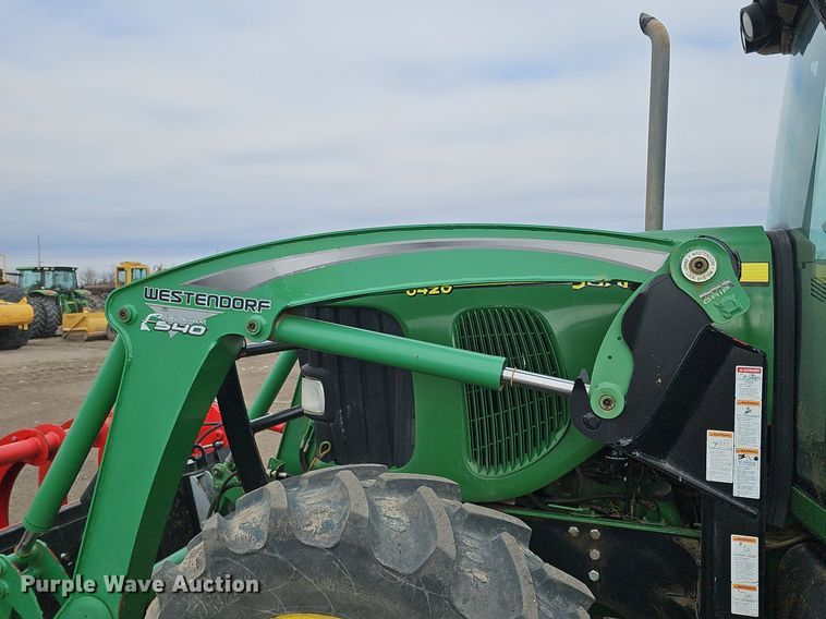 image for item DK0630 2003 John Deere 6420 MFWD tractor