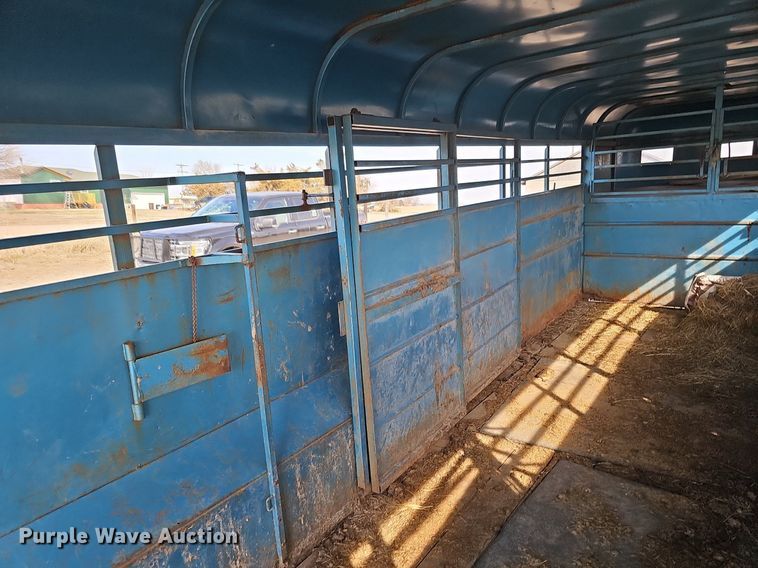 image for item DK0722 1983 Oklahoma horse  Livestock trailer