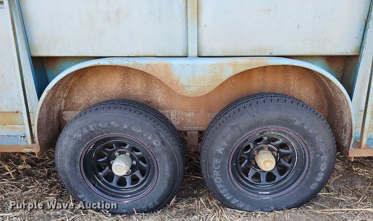 image for item DK0722 1983 Oklahoma horse  Livestock trailer