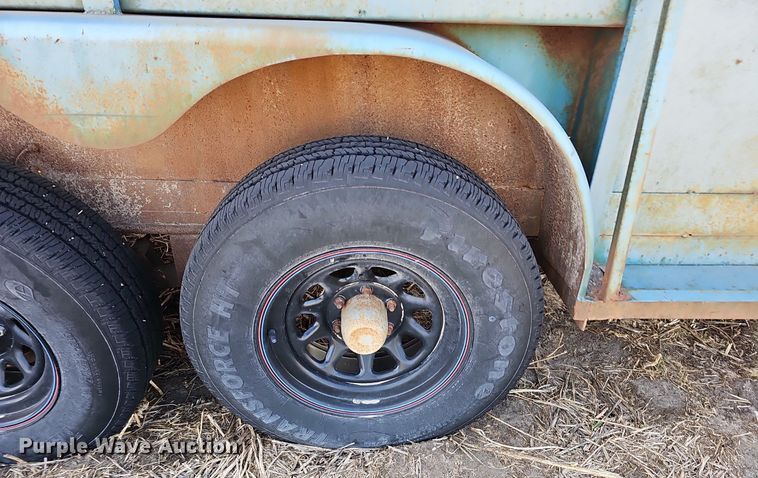 image for item DK0722 1983 Oklahoma horse  Livestock trailer