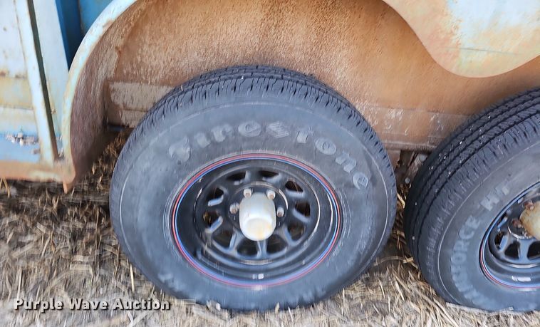 image for item DK0722 1983 Oklahoma horse  Livestock trailer