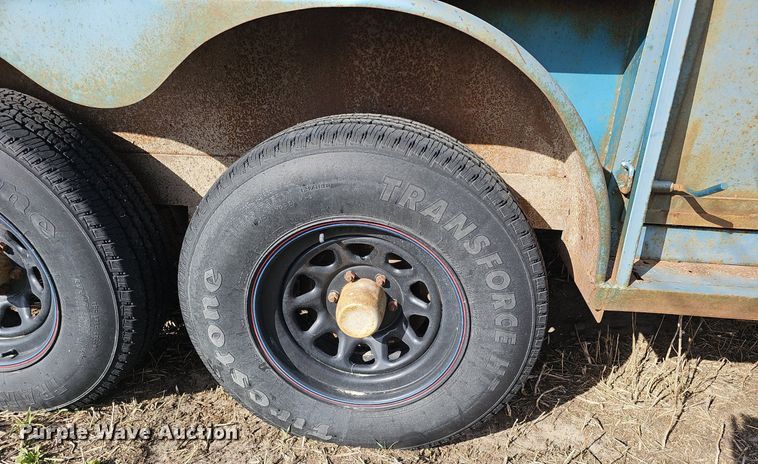 image for item DK0722 1983 Oklahoma horse  Livestock trailer