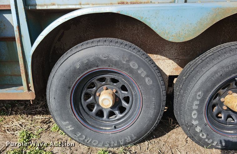 image for item DK0722 1983 Oklahoma horse  Livestock trailer