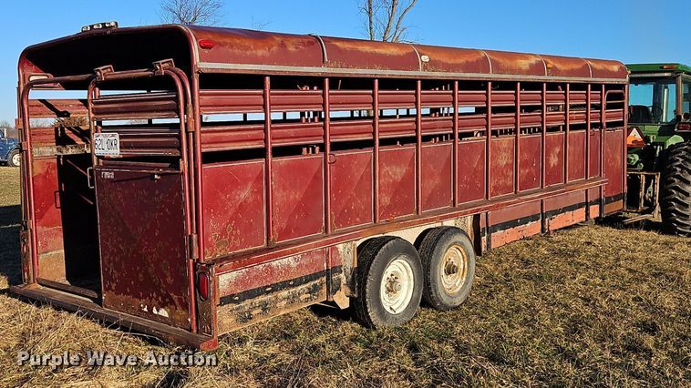 image for item DN7223 1994 Coose Trailers  livestock trailer