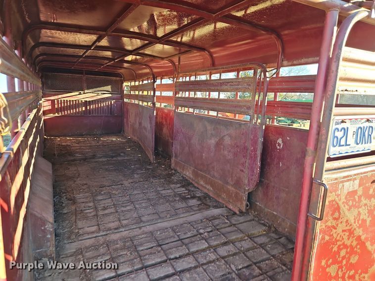 image for item DN7223 1994 Coose Trailers  livestock trailer