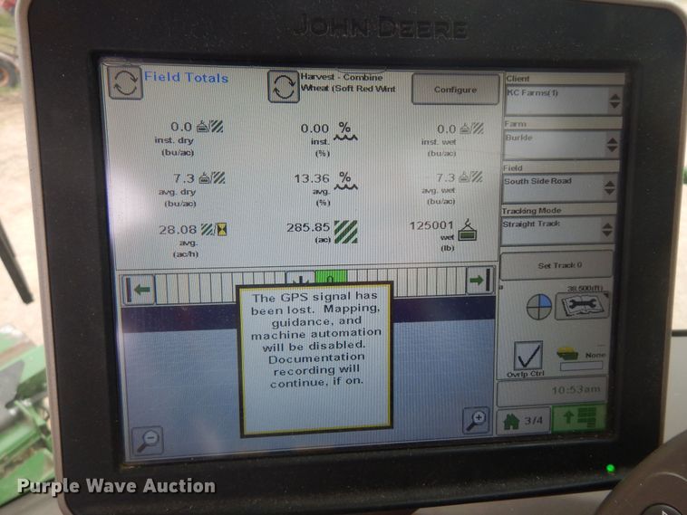 image for item DP2665 2017 John Deere S680S RWA combine