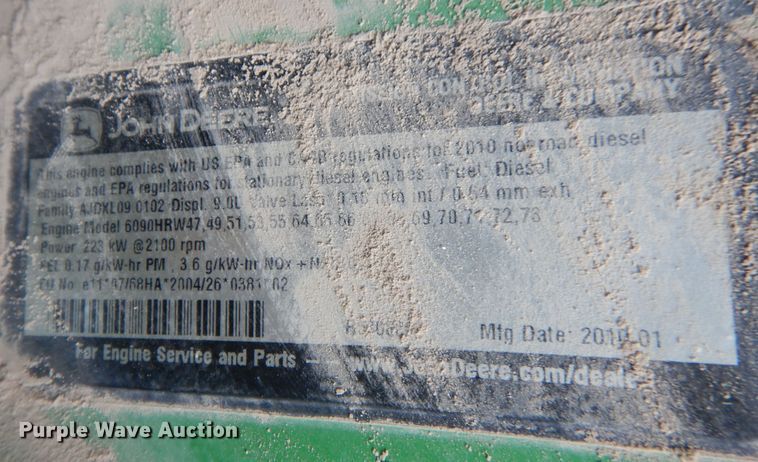 image for item DP2666 2010 John Deere 8225R MFWD tractor