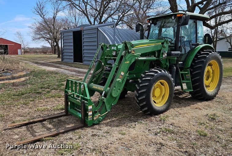 image for item EI3584 2014 John Deere 6140D MFWD tractor