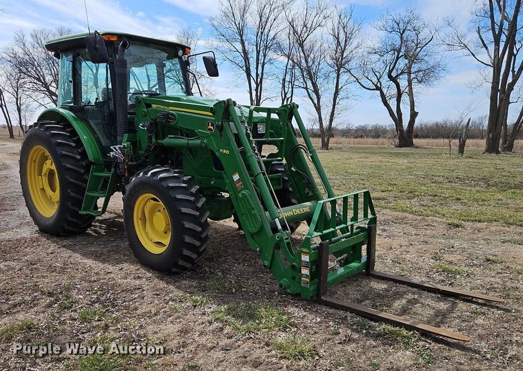 image for item EI3584 2014 John Deere 6140D MFWD tractor