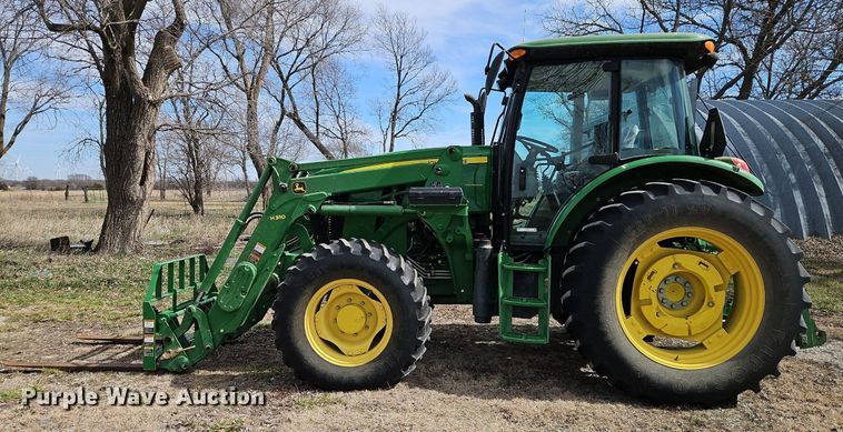 image for item EI3584 2014 John Deere 6140D MFWD tractor
