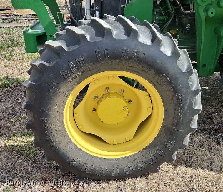 image for item EI3584 2014 John Deere 6140D MFWD tractor