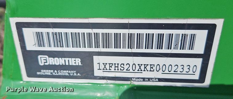 image for item EI3584 2014 John Deere 6140D MFWD tractor