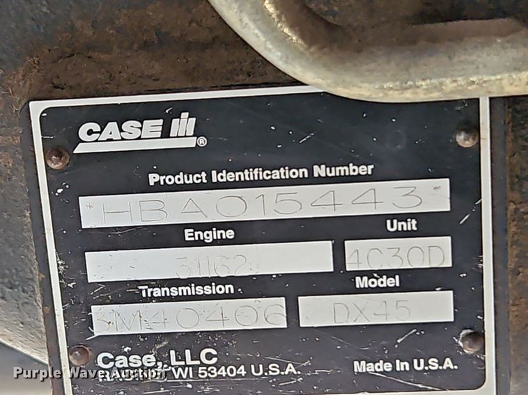 image for item EI3600 Case IH DX45 MFWD tractor