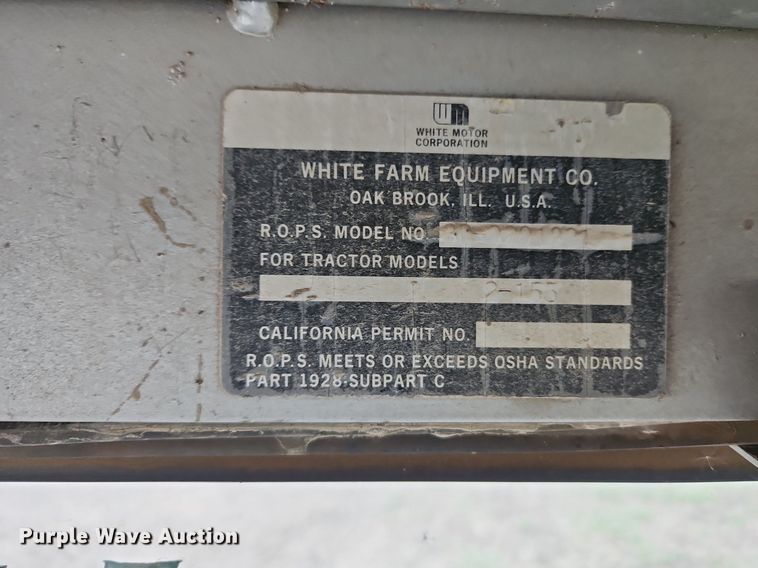 image for item EI3601 1981 White 2-155 tractor