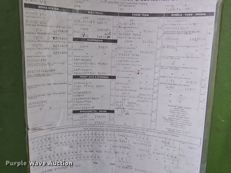 image for item EI3625 1974 Ford T880 Custom Cab grain truck