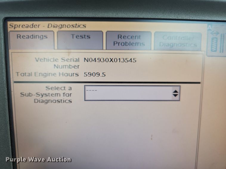 image for item EJ6052 2011 John Deere 4930 spreader