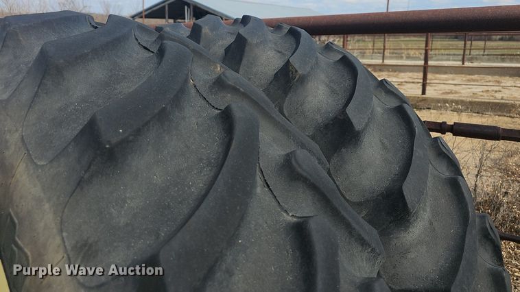 image for item EJ6065 (4) Firestone 385/85R34 row crop tires and wheels