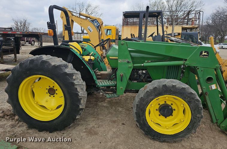 image for item EJ6067 1993 John Deere 5400 MFWD tractor