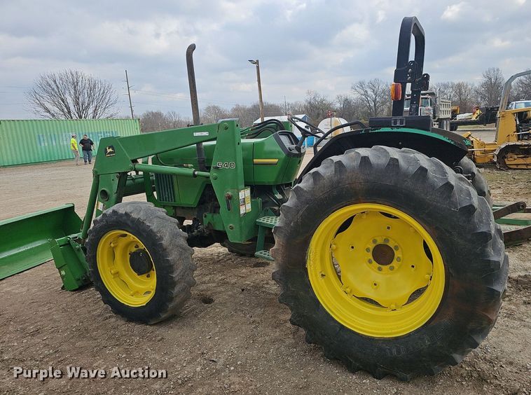 image for item EJ6067 1993 John Deere 5400 MFWD tractor