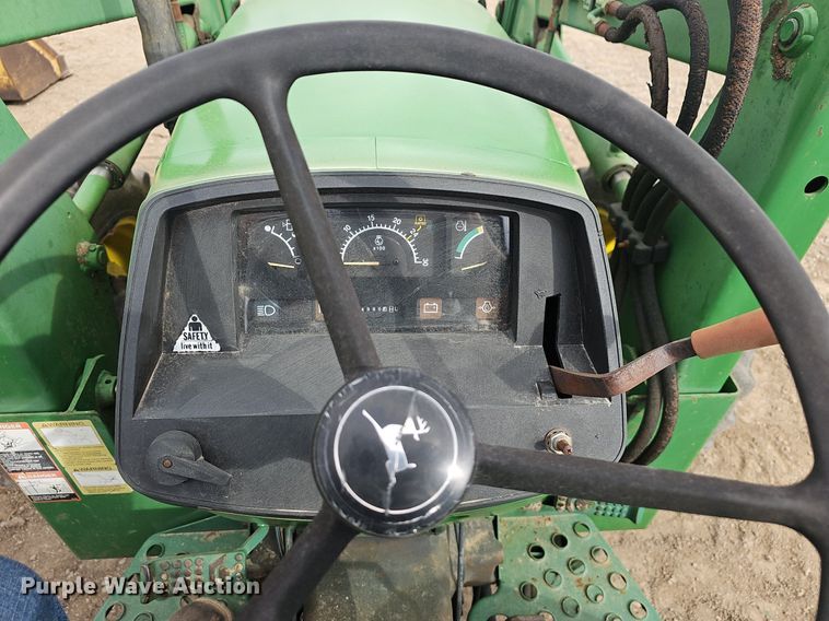image for item EJ6067 1993 John Deere 5400 MFWD tractor