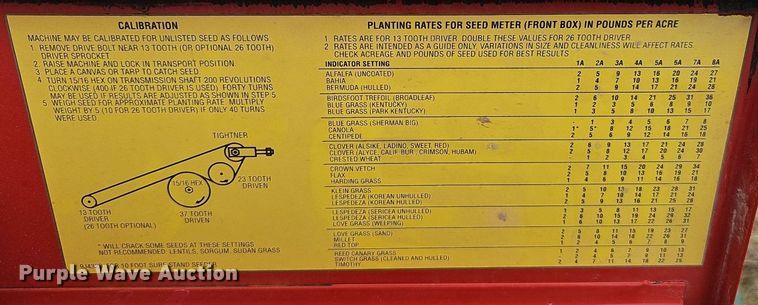 image for item EJ6114 Brillion SS-10 seeder