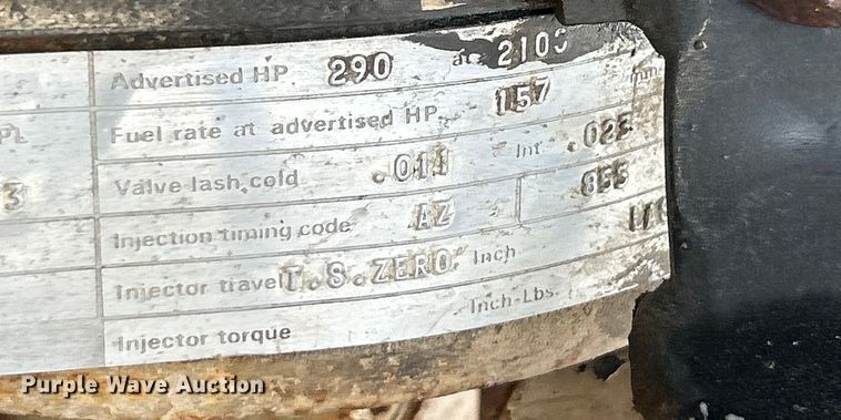 image for item EK4144 1980 Ford 9000 flatbed truck